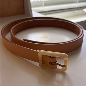 Madewell Light Brown Leather Belt